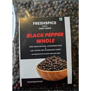 Fresh Spice Kerala Black Pepper Whole 100G